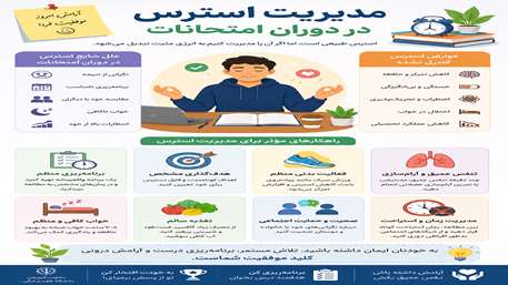 مدیریت استرس در دوران امتحانات 